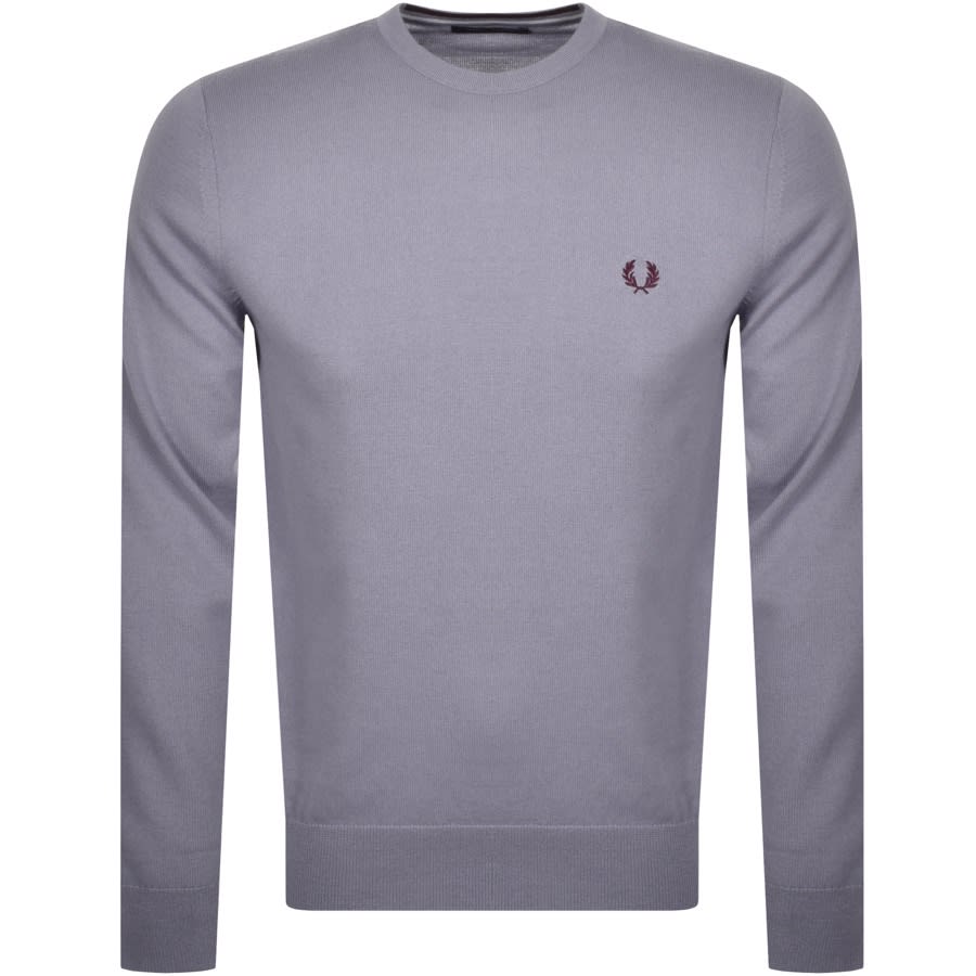Alternative Image for ProductFred Perry Crew Neck Knit Jumper Grey1